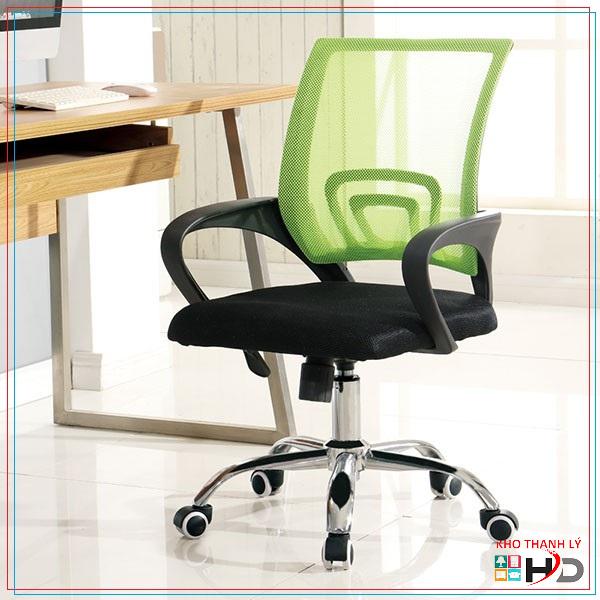 ghe xoay luoi gia re mau xanh la