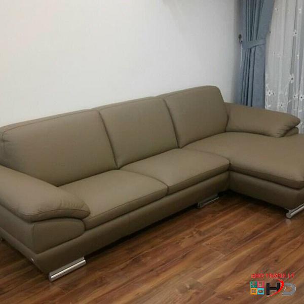 Bộ sofa góc L cũ bọc da cao cấp giá rẻ