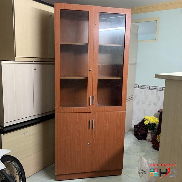 Tủ hồ sơ cũ cao 2m2 MDF giá rẻ