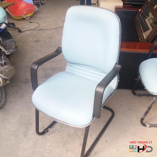 ghe chan quy cu co tay vin mau xanh