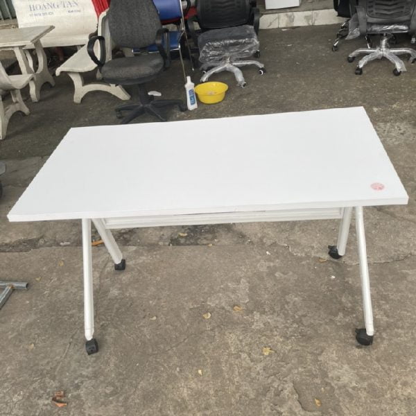 Bàn làm việc chân sắt xếp gọn cũ giá rẻ