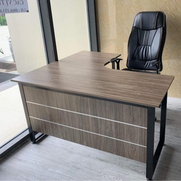 Bộ bàn ghế trưởng phòng chữ L thanh lý