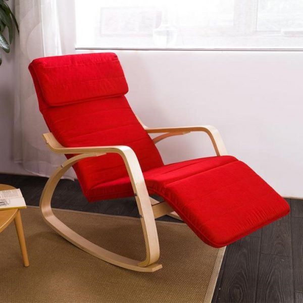Ghế bập bênh thư giãn bọc vải