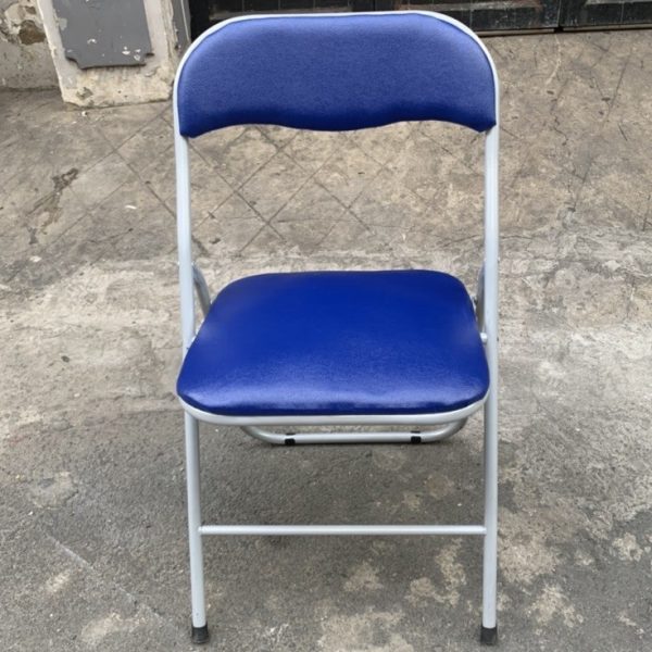Ghế xếp văn phòng lưng thấp chân sắt