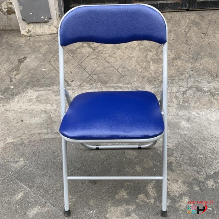 ghe xep van phong lung thap chan sat