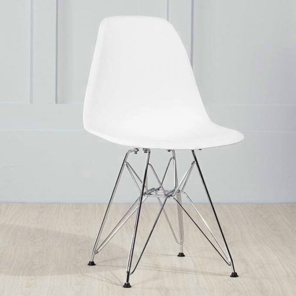 Ghế Eames chân inox thanh lý