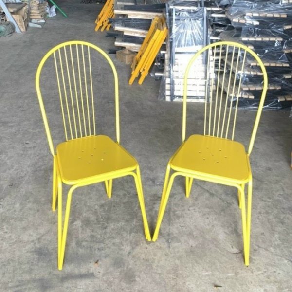 Ghế cafe sắt sơn tĩnh điện