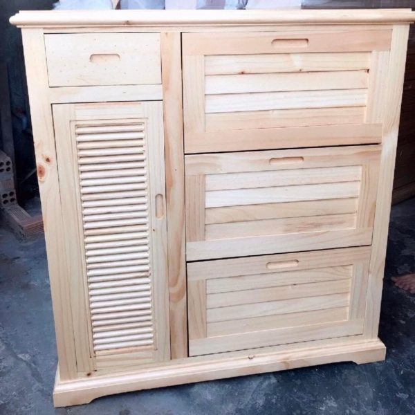 Tủ giày gỗ Sồi nhỏ thanh lý giá rẻ