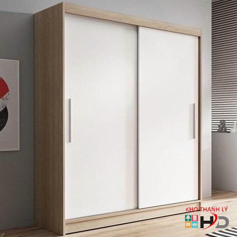 Tủ quần áo cửa lùa 2 cánh giá rẻ