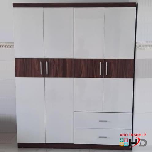 Tủ quần áo MDF 4 cánh thanh lý giá rẻ