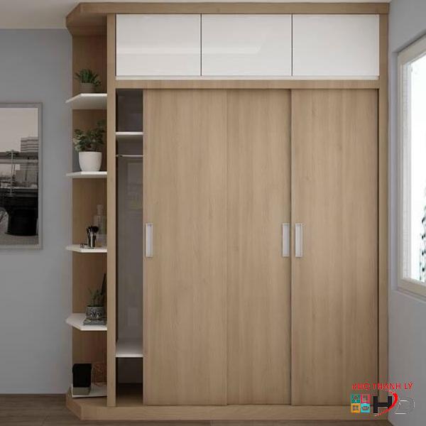 Tủ quần áo cửa lùa 3 cánh giá rẻ