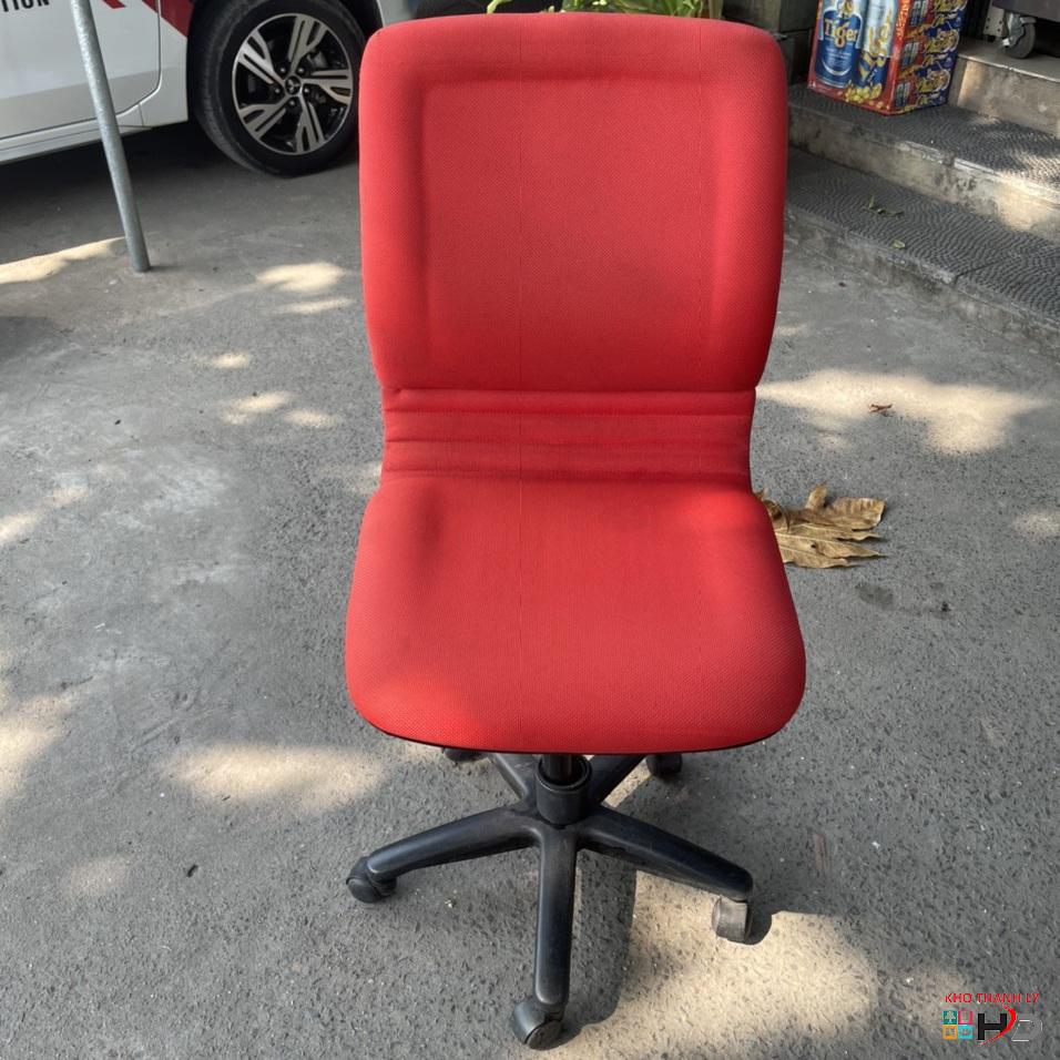 ghe xoay cu lung trung khong tay vin mau cam