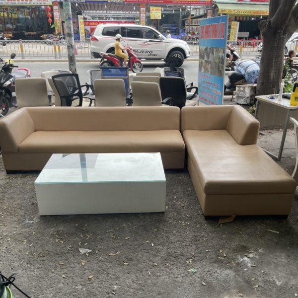 Bộ sofa góc cũ bọc da cao cấp giá rẻ