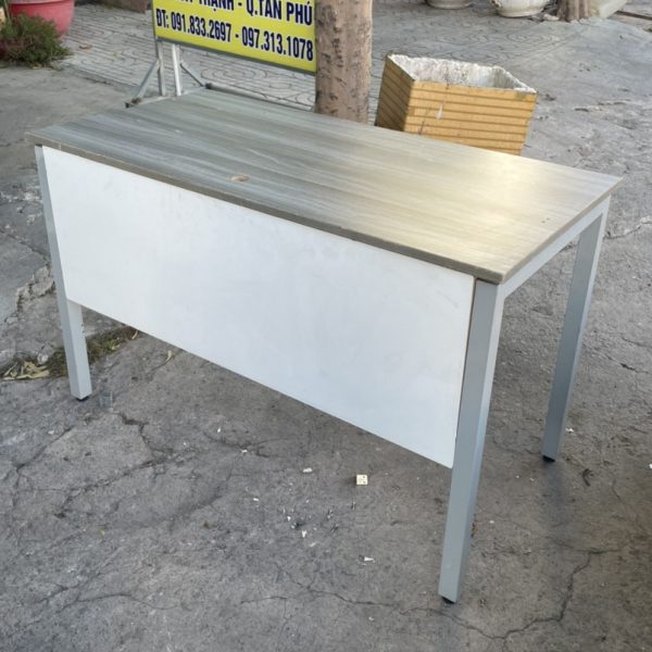 Bàn làm việc chân sắt cũ 1m2 hàng loại dày