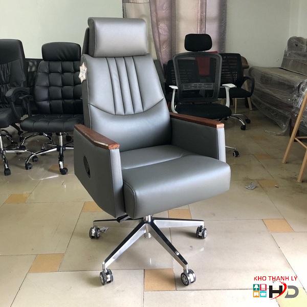 ghe giam doc chan inox cao cap