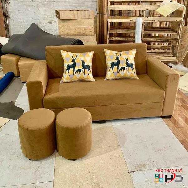 Ghế sofa bọc vải nhung cao cấp giá rẻ