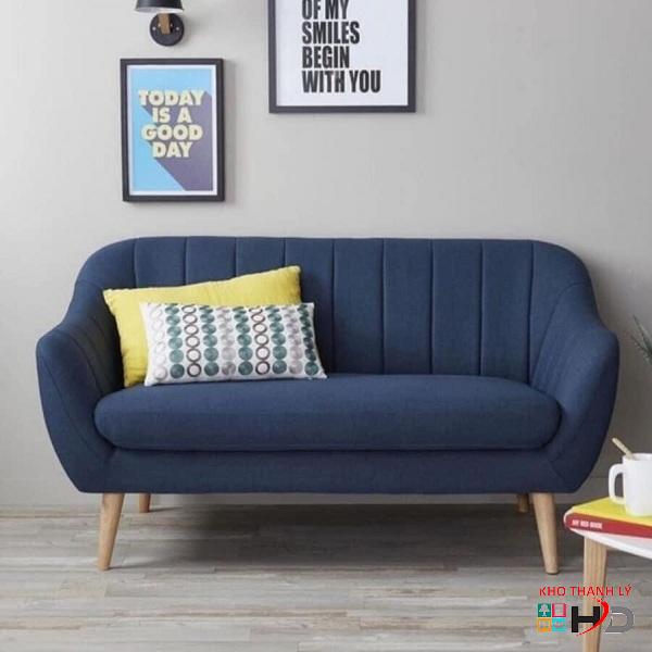 Ghế sofa đôi bọc vải cao cấp thanh lý