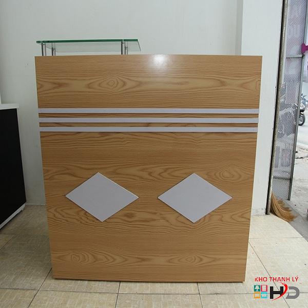 Quầy lễ tân 1m vân gỗ