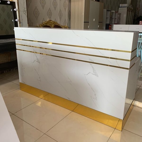 Quầy lễ tân 1m8 vân đá giá rẻ