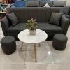 Bộ sofa nhỏ gọn màu xám đen thanh lý