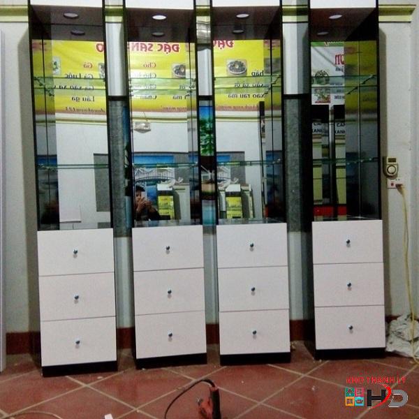 Tủ kính trưng bày 50cm x 2m giá rẻ