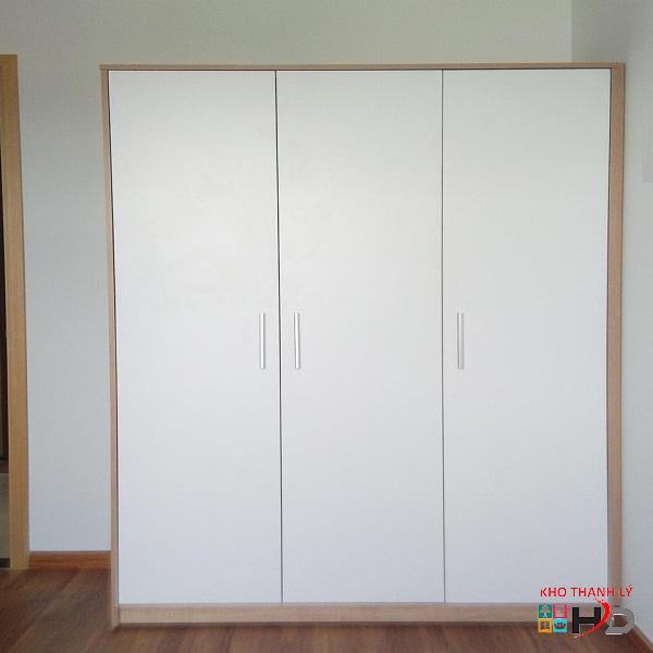 Tủ quần áo 3 cánh MDF 1m8 x 2m giá rẻ