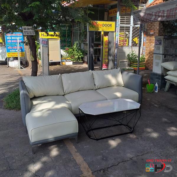 Bộ sofa bọc da cao cấp dài 2m3 cũ giá rẻ