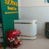 Quầy thu ngân spa 1m2 bo cong