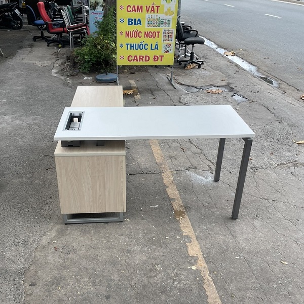Bàn làm việc chữ L thanh lý