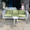 Sofa Nệm Bọc Vải Màu Xanh Thanh Lý