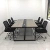 bộ bàn họp 6 ghế xoay