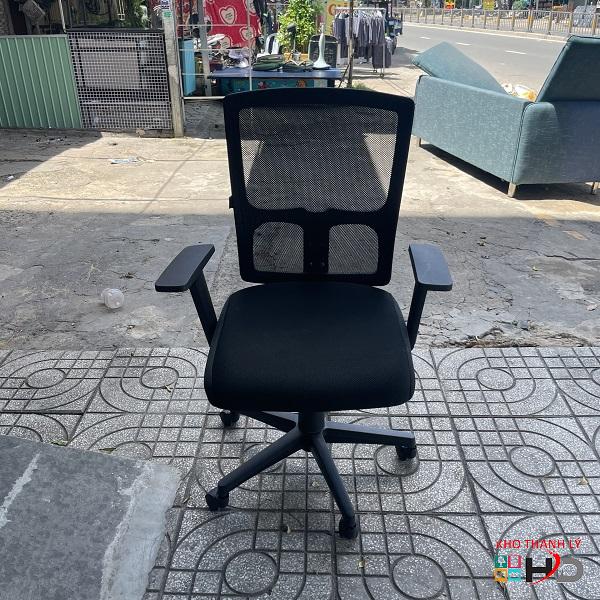 Ghế Xoay Đen Lưng Lưới