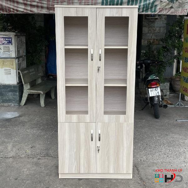 tu ho so 2 canh cua kinh Tủ hồ sơ văn phòng 2 cánh cửa kính
