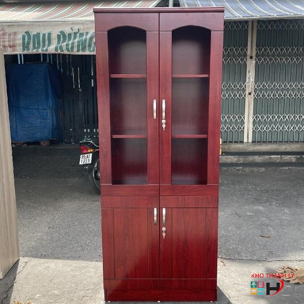 tu ho so 2 canh mau pu Tủ hồ sơ giám đốc màu PU