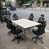 Bộ bàn họp 6 ghế có tựa đầu