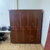 Tủ quần áo 4 cánh gỗ mdf 1m8 thanh lý