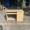 Bàn làm việc 4 hộc tủ vân gỗ 1m2 thanh lý