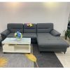 Thanh Lý Sofa Chữ L Bọc Da Màu Xám