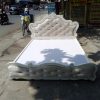 giường ngủ hoàng gia 1m8 màu trắng thanh lý