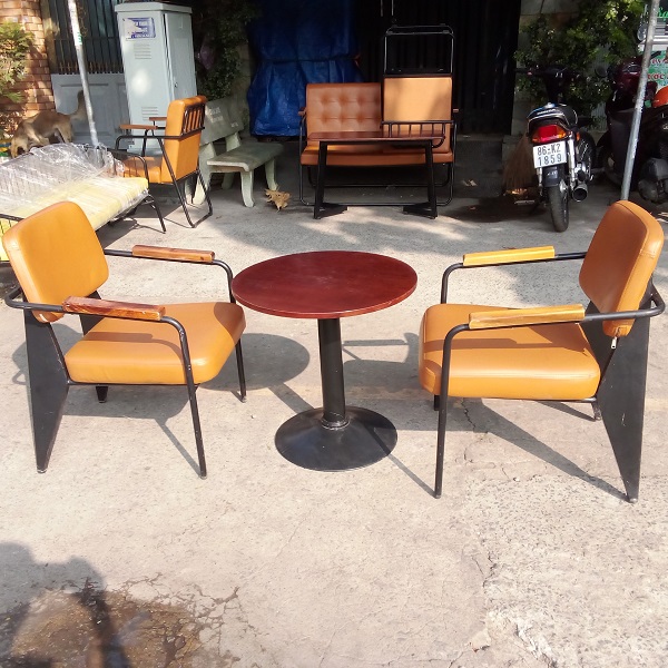 Bộ bàn ghế sofa đơn cafe thanh lý