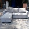 Ghế sofa bọc vải kéo ra thành giường thanh lý