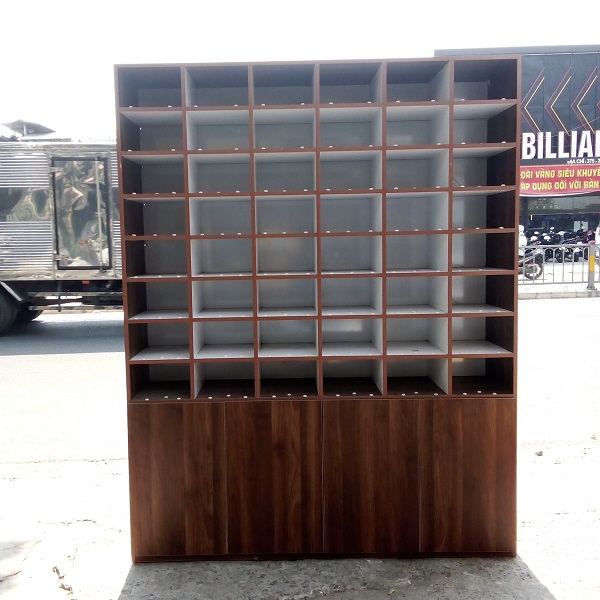 Tủ trưng bày vân gỗ thanh lý giá rẻ