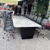 Bộ Bàn Họp 4m Cao Cấp Kèm 10 Ghế