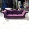 Ghế Sofa Bọc Vải Màu Tím Thanh Lý