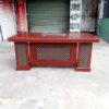Bàn làm việc giám đốc 1m8 sọc caro thanh lý