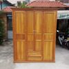 Tủ quần áo gỗ 4 cánh 1m7 thanh lý