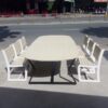 Bàn họp văn phòng 2m4 kèm 6 ghế gỗ
