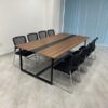 Bàn họp văn phòng 2m4 kèm 8 ghế