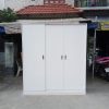 Tủ quần áo gỗ mdf trắng 3 cánh cửa lùa