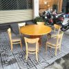 Bộ bàn ăn tròn 6 ghế thanh lý